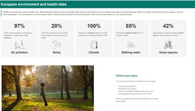 European environment and health atlas 