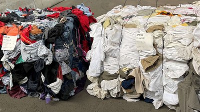 EU exports of used textiles in Europe’s circular economy